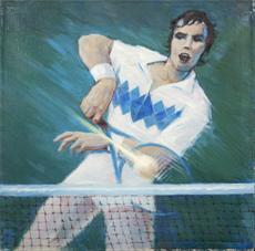 Tenisový zápas - Ivan Lendl