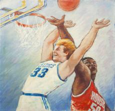 Basketbalový zápas - Boston Celtics v. Houston Rockets